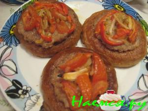 Волованы постные овощные..