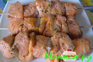 Шашлык из форели 2