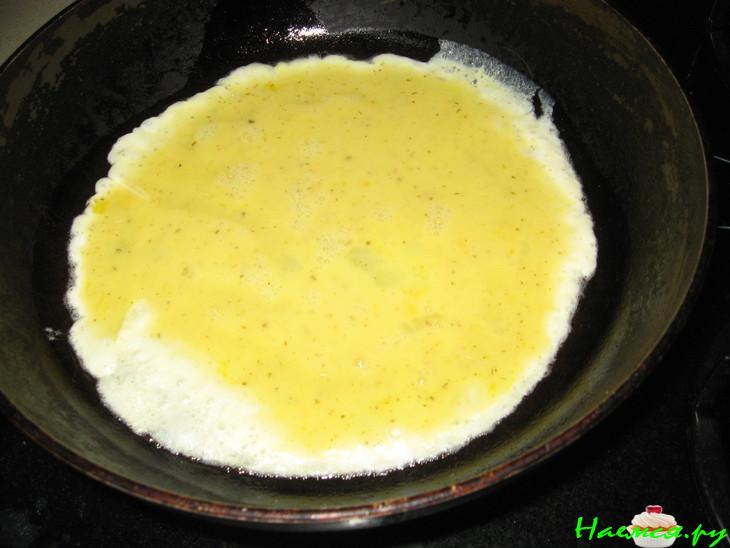 Омлет со сладким перцем и сыром