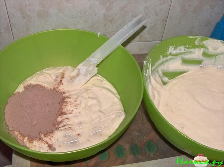 Кекс Мраморный на сметанке