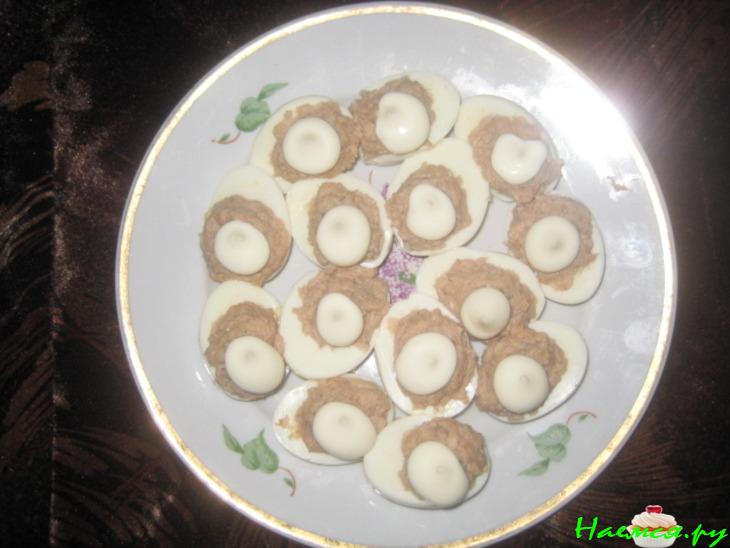 Яйца фаршированные "По-Лимановски"