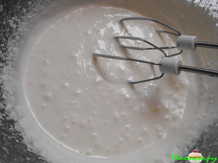 Нежный пирог с персиками