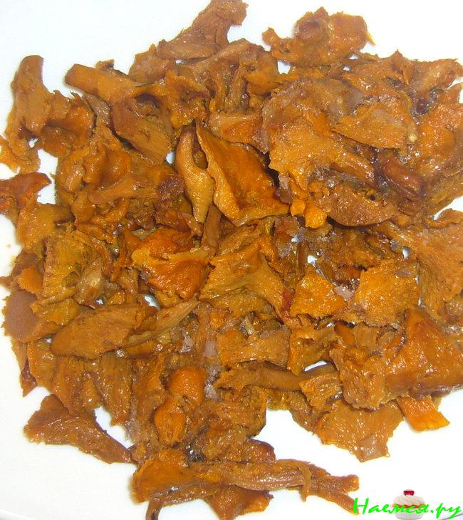 Суп-пюре из тыквы с лисичками