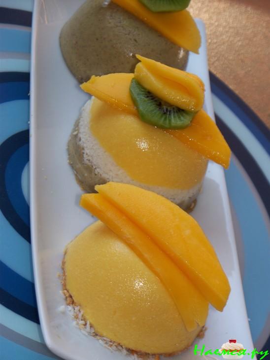 Фруктово-йогуртовые пудинги 