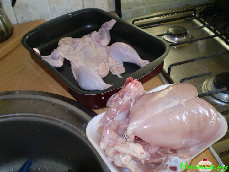 Фаршированная курочка (галантин)