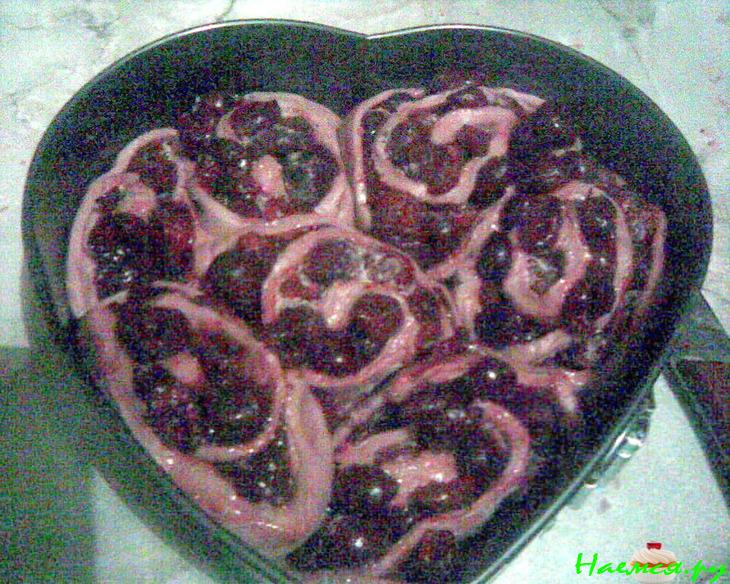 Пирог "Вишневое сердце"