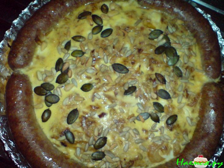 Торт закусочный из охотничьих колбасок Торт закусочный из охотничьих колбасок