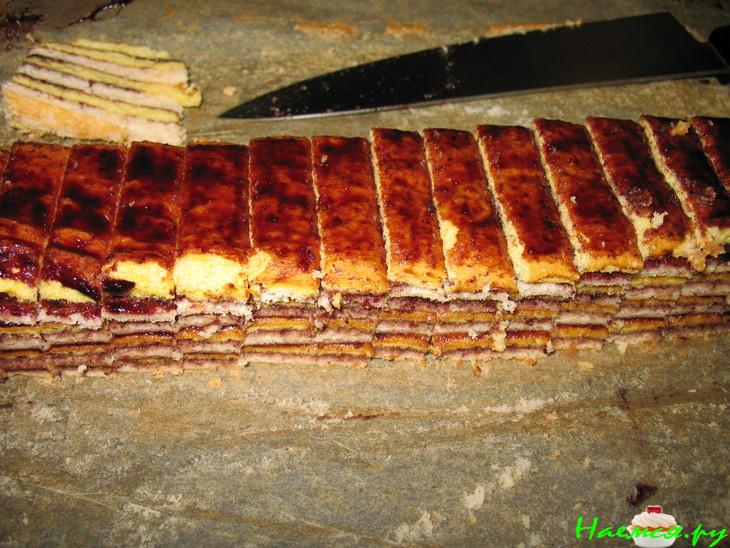 Торт "Полосатая Шарлотта"