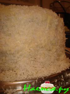 Торт "Снежная королева" (с посвящением моей доче и Мите - у них день варенья в сентябре!)