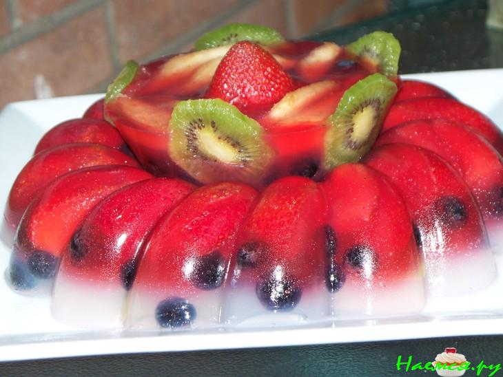 Желейно-фруктовый десерт для взрослых