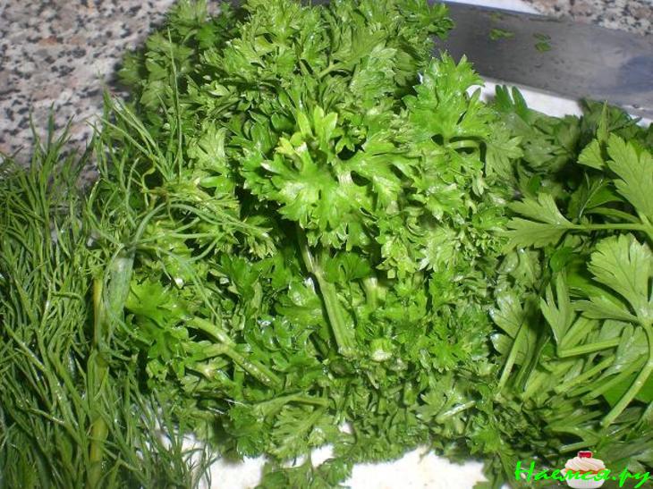 Рыбка с зеленью