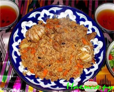 Плов по-узбекски с барбарисом