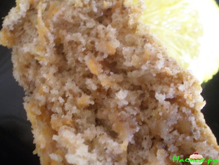 Нежный морковно-ореховый пирог