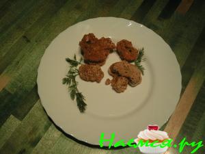 Шампиньоны в сухарях и кунжуте