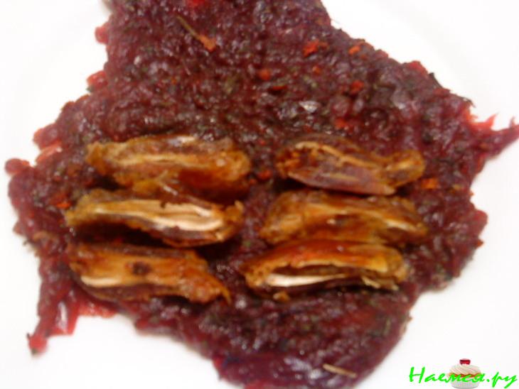 Страусиные рулетики по-праздничному