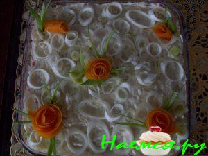 Салат слоеный "Фреш" Салат слоеный "Фреш"