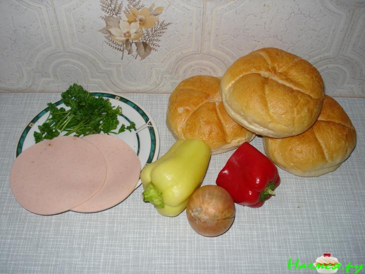 Пицца из булочек "Открой холодильник"