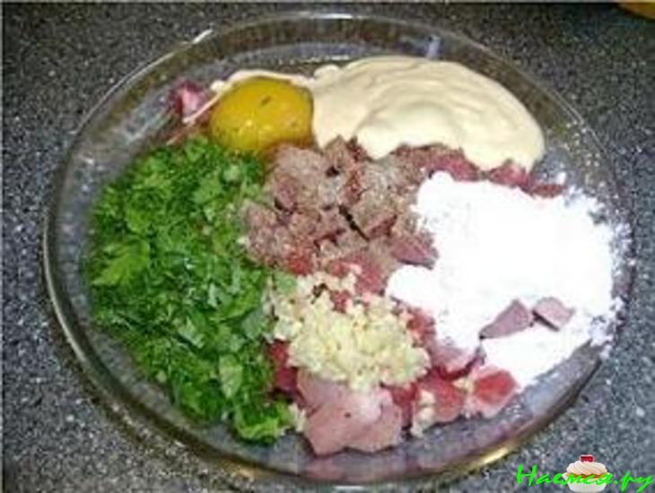 Оладушки мясные