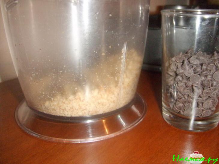 Орехово-шоколадный кекс к чаю