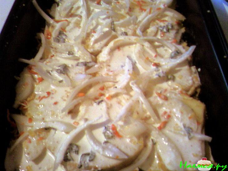 Камбала запечённая