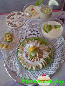 Десерт 'Фруктовая королева'