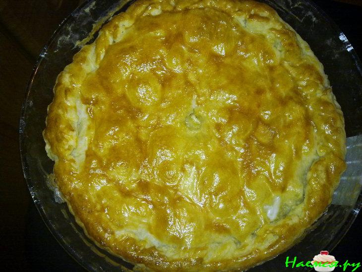 Пирог 'Греческий' (со шпинатом, грибами, сыром)