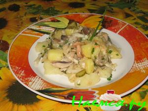 Салат "Русское раздолье"