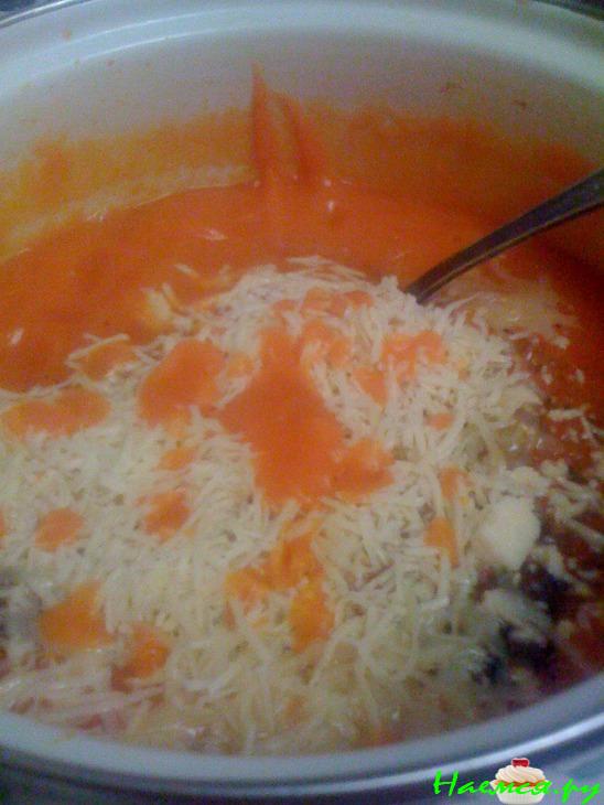 Крем-суп из тыквы с сыром