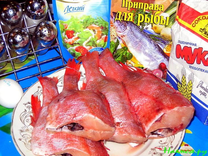 Окунь жаренный