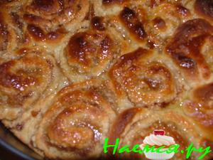 Апельсиновый пирог - розочки