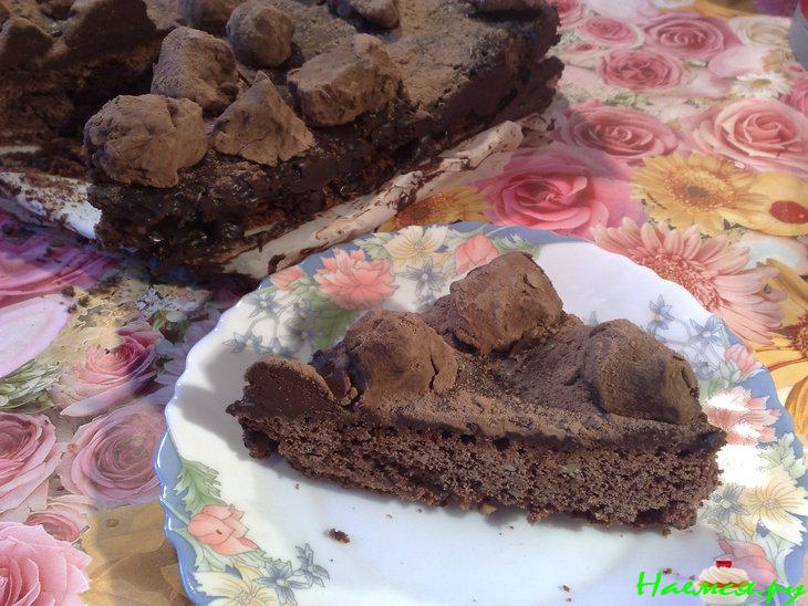 Торт "Трюфельный" с шоколадным кремом