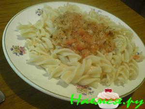 Паста с овощами