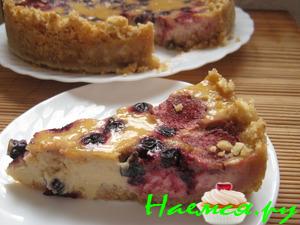 Сметанно-ягодный пай