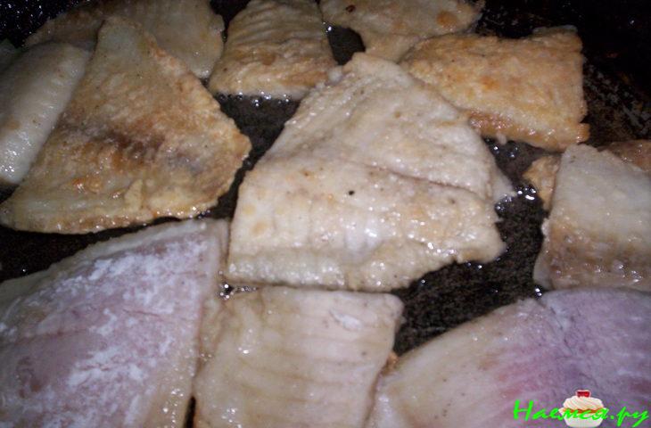 Теляпия с Капустой в Слоёном тесте