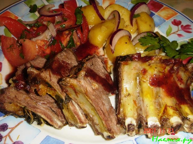 Баранья корейка в рукаве Баранья корейка в рукаве