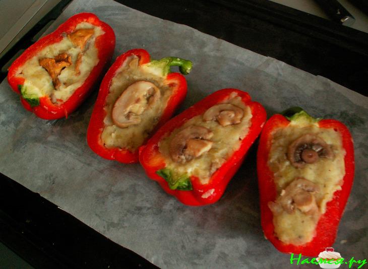 Перцовые чашечки с картофелем