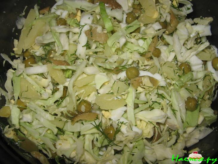 Салат капустный "Февраль" Салат капустный "Февраль"