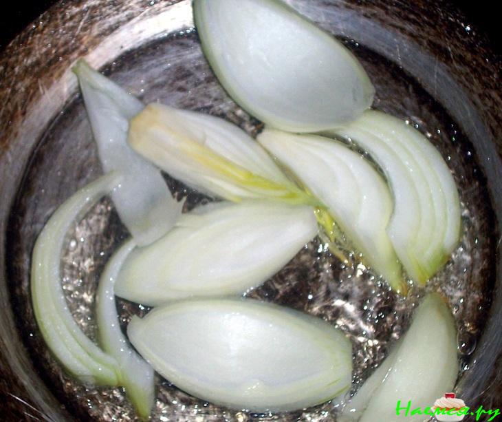 Юшка с орзо и баклажан