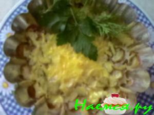 Завтрак с копченой грудинкой