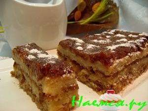 Яблочный пирог "Лентяй" Яблочный пирог "Лентяй"