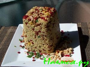 Праздничный рис с орехами и барбарисом Праздничный рис с орехами и барбарисом