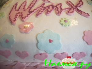 Праздничный детский торт "WINX" с украшениями из мастики