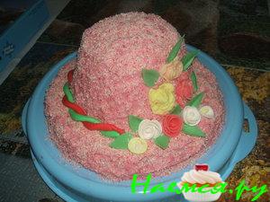 Торт "Шляпка" с сюрпризом