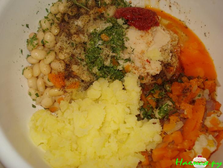 Фасолевые котлетки Фасолевые котлетки