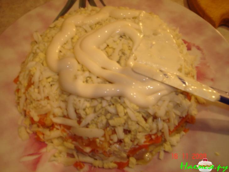 Рыбка под шубкой (пресерва)