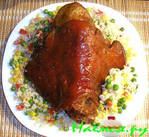 Рулька в пиве