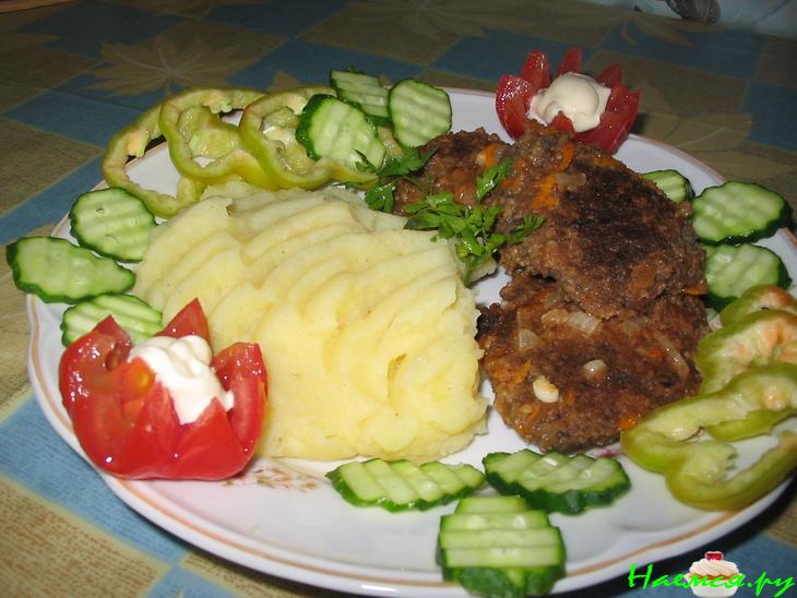 Грибные котлеты (шампиньоны)