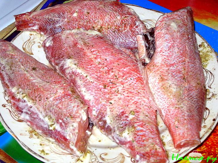 Окунь жаренный