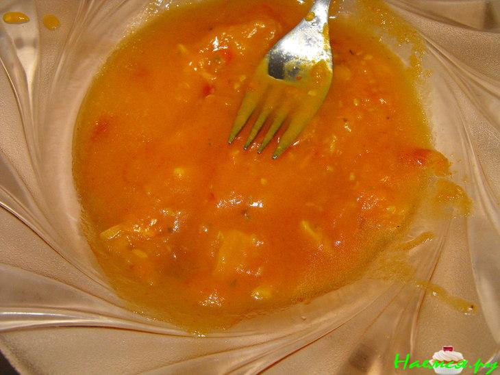 Сырная запеканка с помидорами и ветчиной Сырная запеканка с помидорами и ветчиной