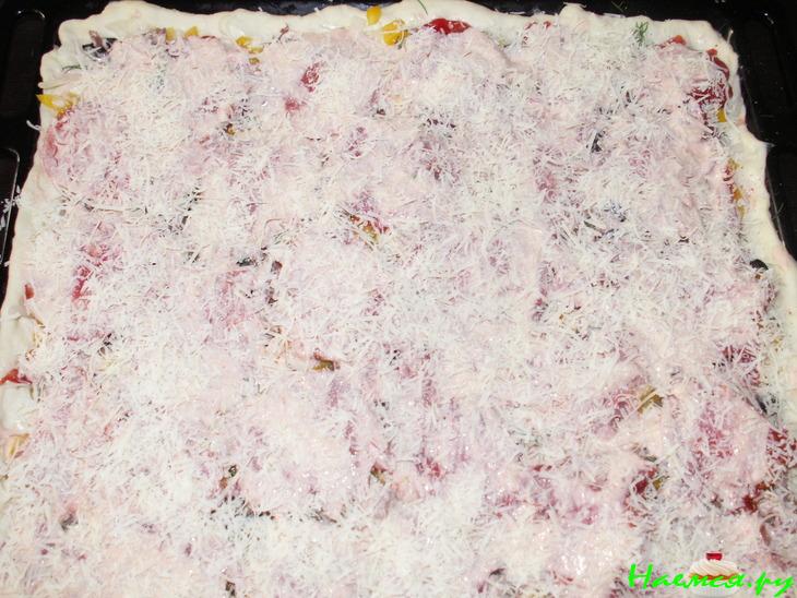 Пицца на скорую руку (с тушенкой)